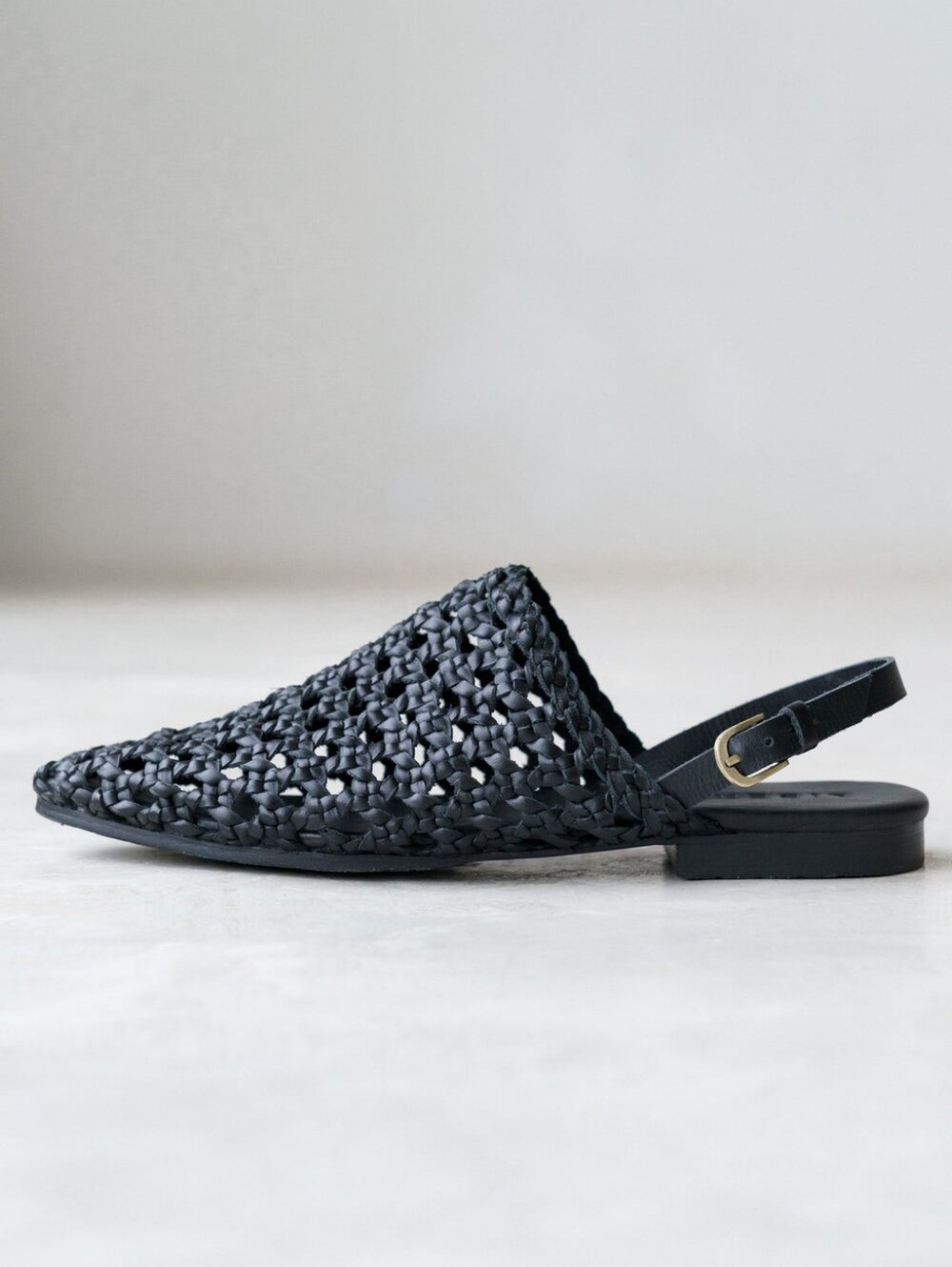 NWOT Liberté Vienna Woven Mule Black